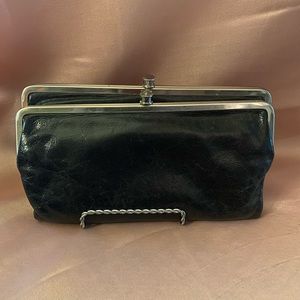 HOBO - Lauren Black Leather Clutch/Wallet